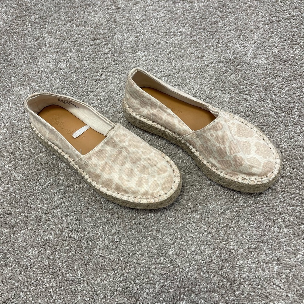 Splendid Animal Print Canvas Laney Espadrilles